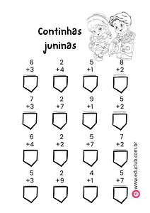 Continhas juninas