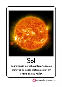 Flashcard do Sol