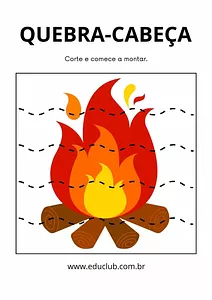 Quebra-cabeça de Festa Junina