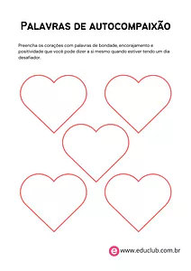 Palavras de autocompaixão