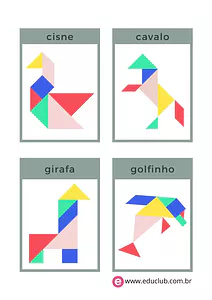 Figuras com Tangram