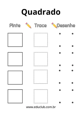 Contorno de figuras geométricas para Pré-Escola de Geometria, Figuras Geométricas - Material educacional
