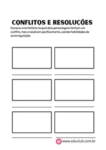 Conflitos e resoluções em quadrinhos