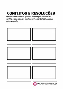 Conflitos e resoluções em quadrinhos