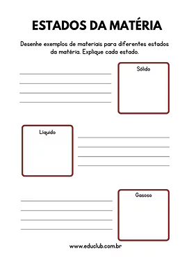 Quais são os estados físicos da matéria? Quais são os estados físicos da matéria? para 4º Ano, 3º Ano de Ciências, Estados da Matéria - Material educacional