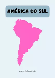 Mapa dos continentes