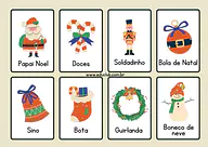 Atividades com símbolos natalinos para Creche, Pré-Escola de Datas Comemorativas, Língua Portuguesa, Vocabulário, Natal - ...