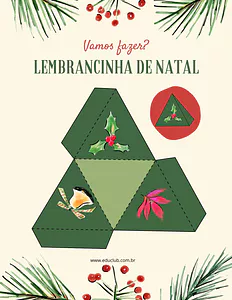 Lembrancinha de Natal para imprimir
