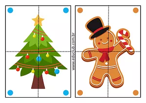 Puzzle de Natal para imprimir