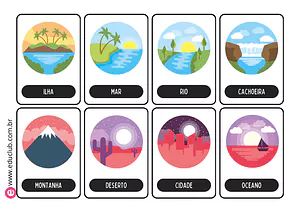 Atividade paisagens naturais e modificadas