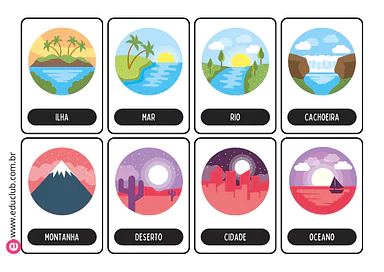 Atividade paisagens naturais e modificadas para 3º Ano, 2º Ano de Ciências Sociais - Material educacional