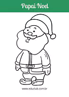 Desenhos natalinos para colorir para Creche, Pré-Escola de Desenhos, Artes - Material educacional
