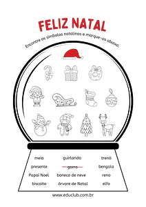 Atividades de Natal 2 ano