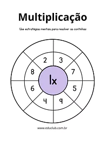 Contas da multiplicação
