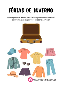 Atividade férias de inverno