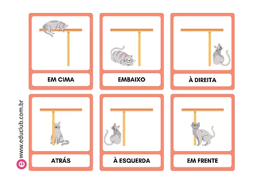 Atividade com preposições de lugar para 2º Ano, 1º Ano de Língua Portuguesa, Gramática - Material educacional