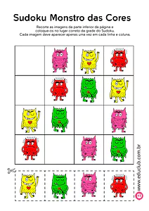 Sudoku Monstro das Cores