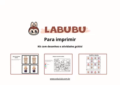 Labubu para imprimir: kit com desenhos e atividades grátis Labubu para imprimir: kit com desenhos e atividades grátis para 3º Ano, 2º Ano, 1º Ano de Língua Portuguesa, Desenhos, Art...