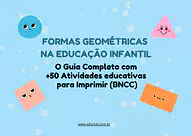 Formas geométricas na Educação Infantil: + 50 atividades educativas para Pré-Escola de Geometria, Figuras Geométricas - Ma...