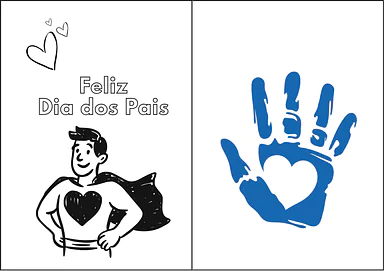 Cartão Dia dos Pais para imprimir e colorir para 3º Ano, 2º Ano, 1º Ano de Datas Comemorativas, Dia dos Pais, Gêneros Text...