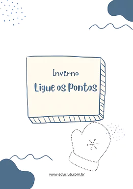 Ligue os pontos de inverno para Creche, Pré-Escola de Ciências, Estações do ano, Pré-escrita - Material educacional