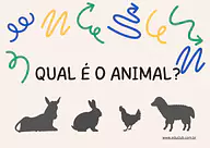 Pareamento de sombras de animais Pareamento de sombras de animais para Creche, Pré-Escola de Atenção e Concentração - Material educacional