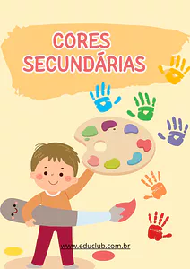 Cartaz das cores secundárias