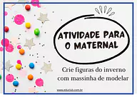 Atividade para o maternal com figuras de inverno Atividade para o maternal com figuras de inverno para Creche, Pré-Escola de Ciências, Estações do ano - Material educacional