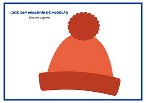 Atividade para o maternal com figuras de inverno