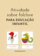 Atividade sobre folclore para Educação Infantil Atividade sobre folclore para Educação Infantil para Creche, Pré-Escola de Datas Comemorativas, Dia do Folclore - Material...