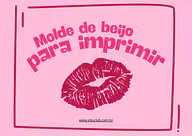 Molde de beijo para imprimir Molde de beijo para imprimir para Creche, 5º Ano, 4º Ano, 3º Ano, 2º Ano, 1º Ano, Pré-Escola de Recursos Educativos, Desen...