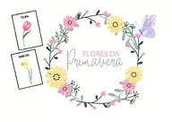 Atividade sobre flores da primavera