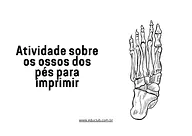 Atividade sobre os ossos dos pés para imprimir Atividade sobre os ossos dos pés para imprimir para 5º Ano, 4º Ano de Ciências, Corpo humano - Material educacional