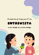 Atividade Dia do Amigo 2º ano para 2º Ano de Datas Comemorativas, Educação Emocional, Dia do Amigo - Material educacional
