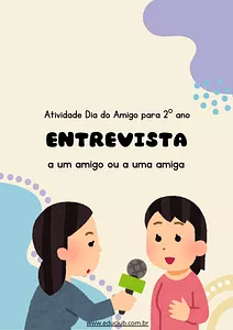 Atividade Dia do Amigo 2º ano
