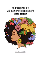 15 desenhos do Dia da Consciência Negra para colorir para Creche, 5º Ano, 4º Ano, 3º Ano, 2º Ano, 1º Ano, Pré-Escola de Da...