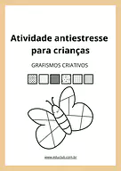 Atividade antiestresse para crianças: grafismos criativos para acalmar a mente para 5º Ano, 4º Ano, 3º Ano, 2º Ano, 1º Ano...