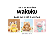 Jogo da memória Wakuku para imprimir Jogo da memória Wakuku para imprimir para 5º Ano, 4º Ano, 3º Ano, 2º Ano, 1º Ano de Recursos Educativos, Passatempo - Mate...