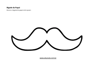 Atividade de colagem para Dia dos Pais