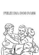 Desenhos Dia dos Pais para imprimir