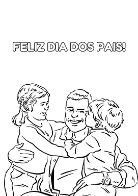 Desenhos Dia dos Pais para imprimir para Creche, 5º Ano, 4º Ano, 3º Ano, 2º Ano, 1º Ano, Pré-Escola de Datas Comemorativas...