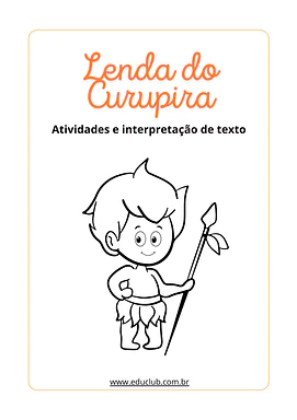 Lenda do Curupira para imprimir: atividades e interpretação de texto para 3º Ano, 2º Ano, 1º Ano, Pré-Escola de Datas Com...
