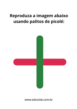 Jogo de lógica com palitos de picolé Jogo de lógica com palitos de picolé para Creche, Pré-Escola de Habilidades Perceptivas, Atenção e Concentração - Material...