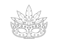 Máscara de carnaval para imprimir Máscara de carnaval para imprimir para Creche, 5º Ano, 4º Ano, 3º Ano, 2º Ano, 1º Ano, Pré-Escola de Datas Comemorativas, ...
