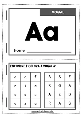 Atividade letra A para imprimira para 2º Ano, 1º Ano, Pré-Escola de Língua Portuguesa, Alfabetização - Material educacional