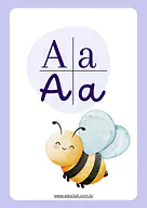 Vogais ilustradas para imprimir para 2º Ano, 1º Ano, Pré-Escola de Língua Portuguesa, Vogais, Alfabeto, Alfabetização - Ma...