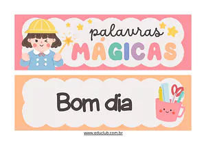 Palavras mágicas para imprimir