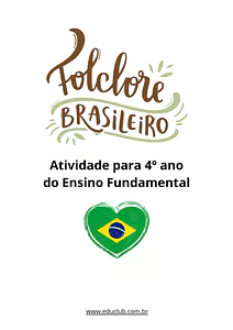 Atividades sobre folclore brasileiro para 4 ano