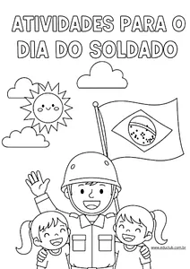 Atividade Dia do Soldado para imprimir
