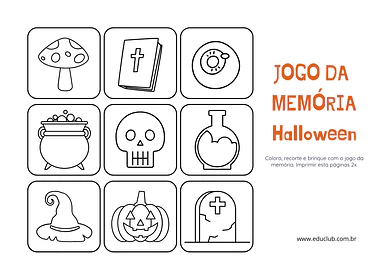 Brincadeiras de Halloween para imprimir Brincadeiras de Halloween para imprimir para 3º Ano, 4º Ano, 5º Ano de Datas Comemorativas, Halloween, Brincadeiras - Mate...